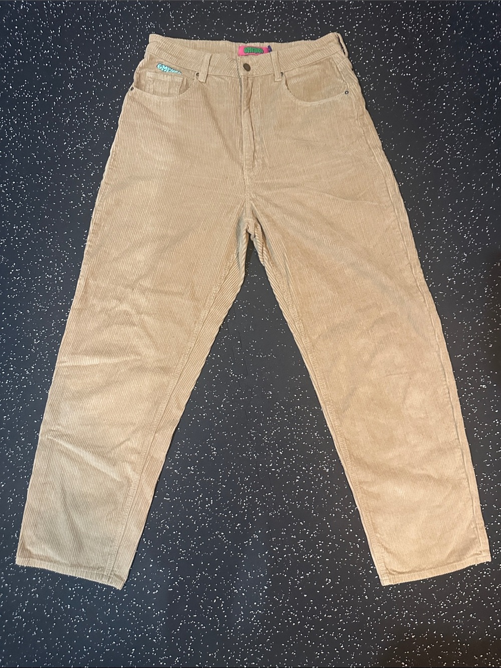 Empyre Men's baggy Corduroy Pants tan brown size 11